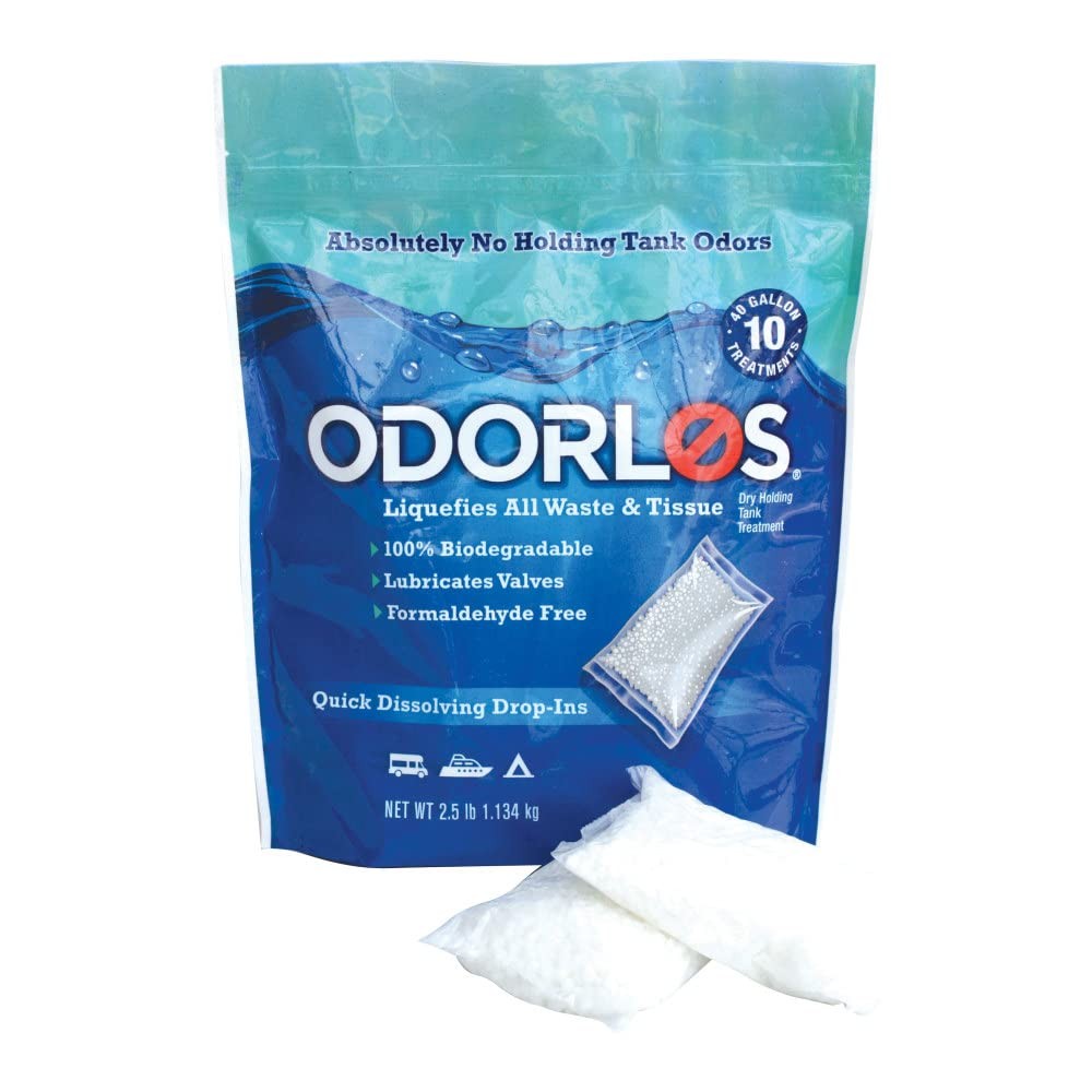 Odorlos V77011 Holding Tank Treatment (4oz Packets, 10 per box),1 Pack