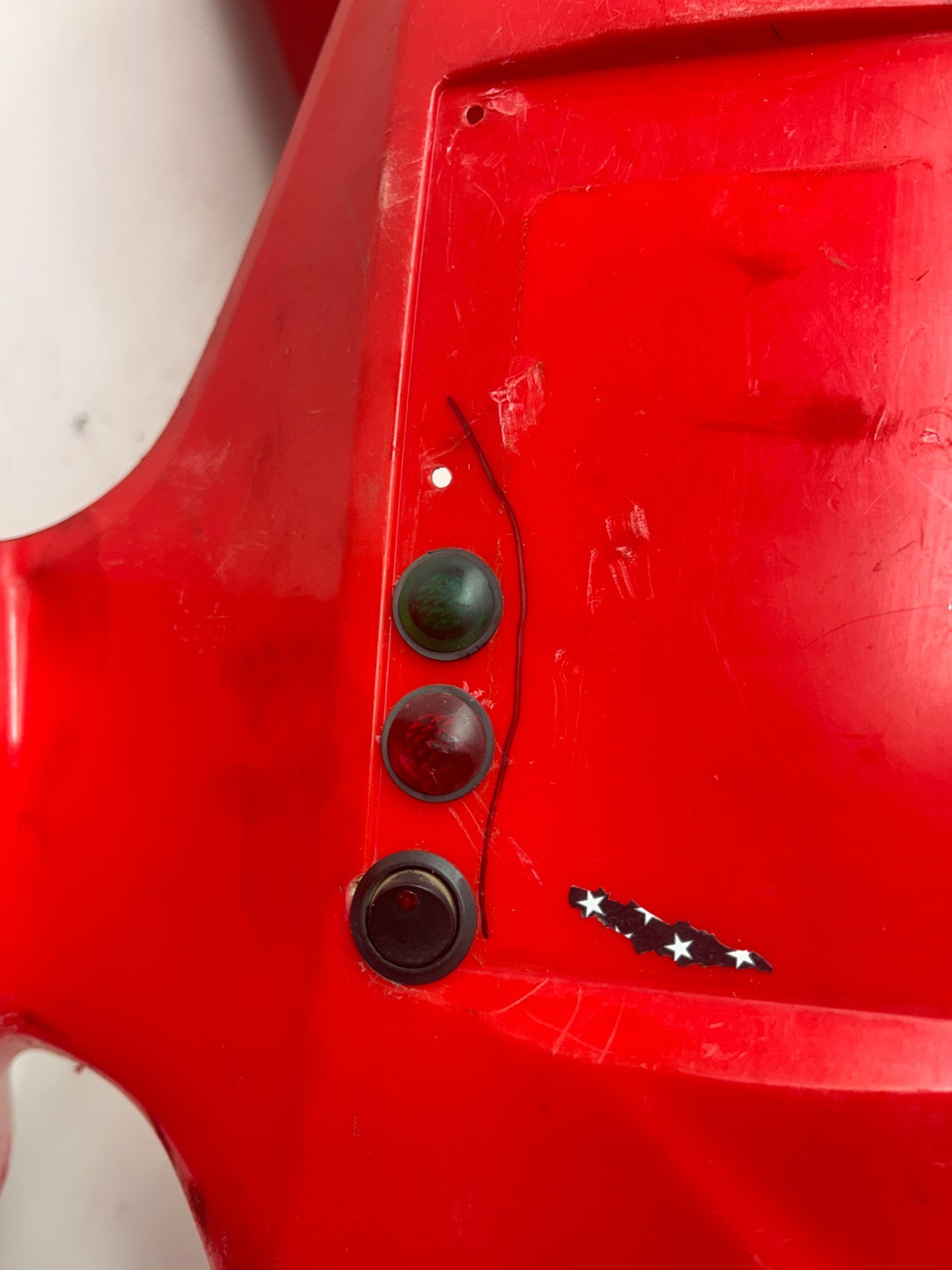 07 Honda Sportrax TRX250EX Trx 250 Ex OEM Plastic Fender Fairing READ DESCRIPTIO