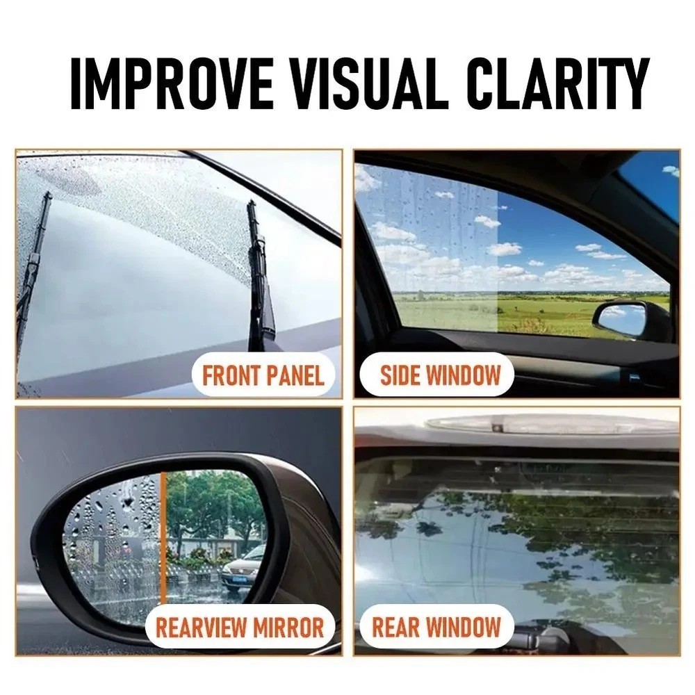 New Q4 Glass Guard & Emulsion Cleaner – Oil Film Remover Lotion for Glass Surfac