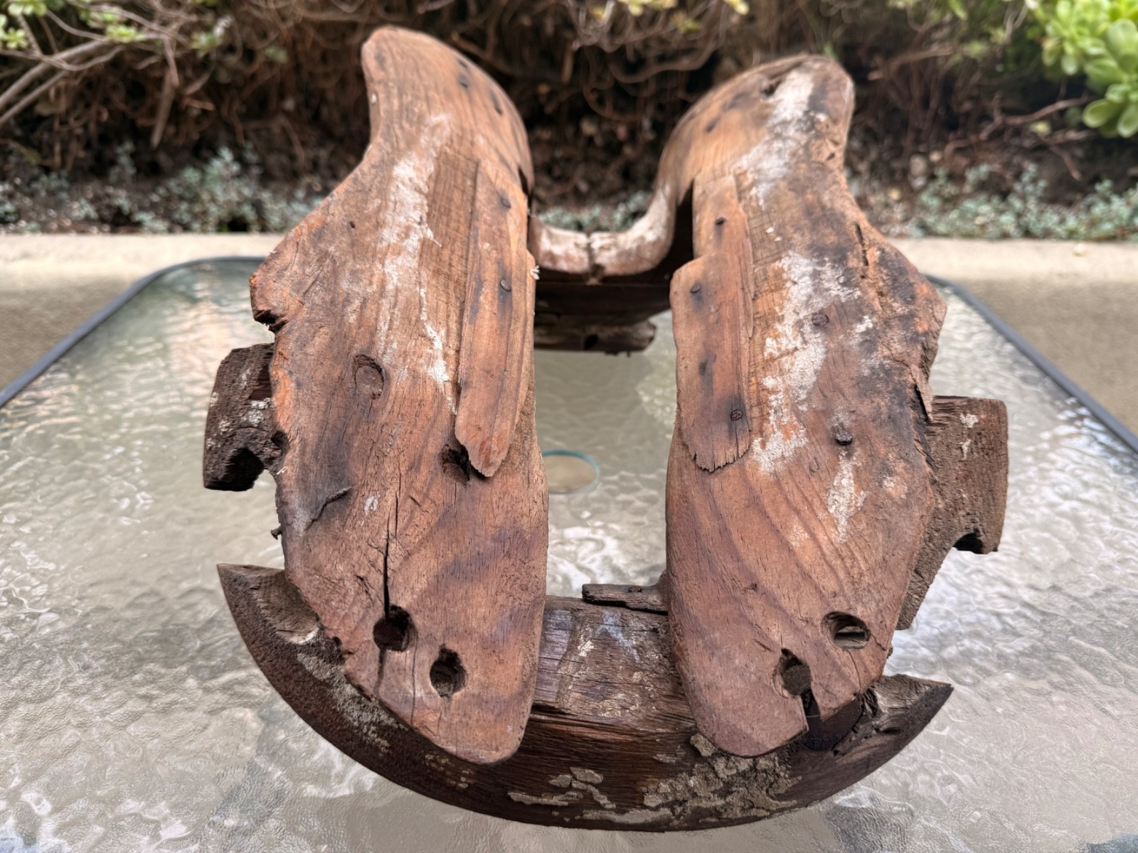 Old Antique Primitive Hand Carved Wooden Saddle Western Americana