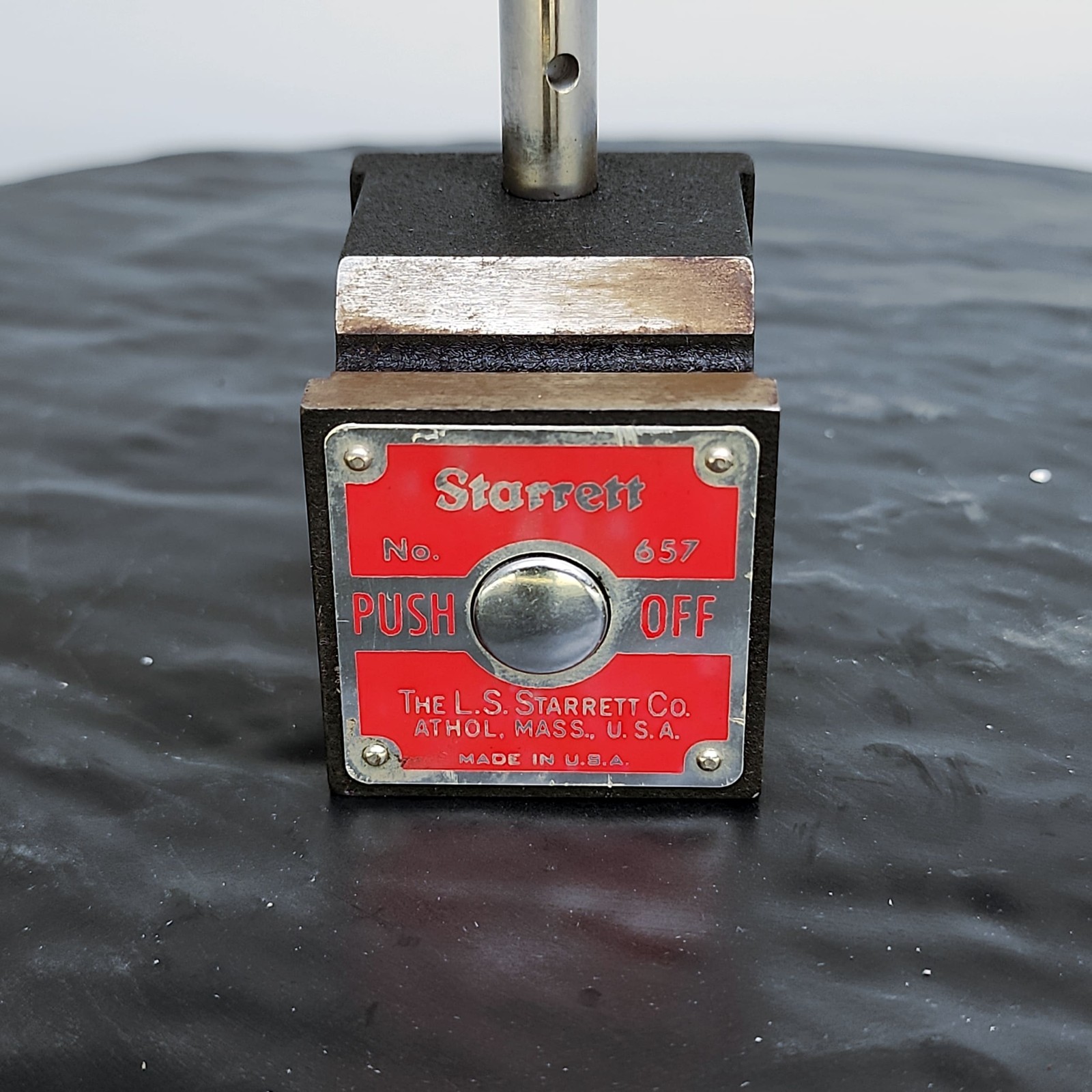 Starrett 657 Magnetic Base Indicator Holder Dial Test Machinist USA Made