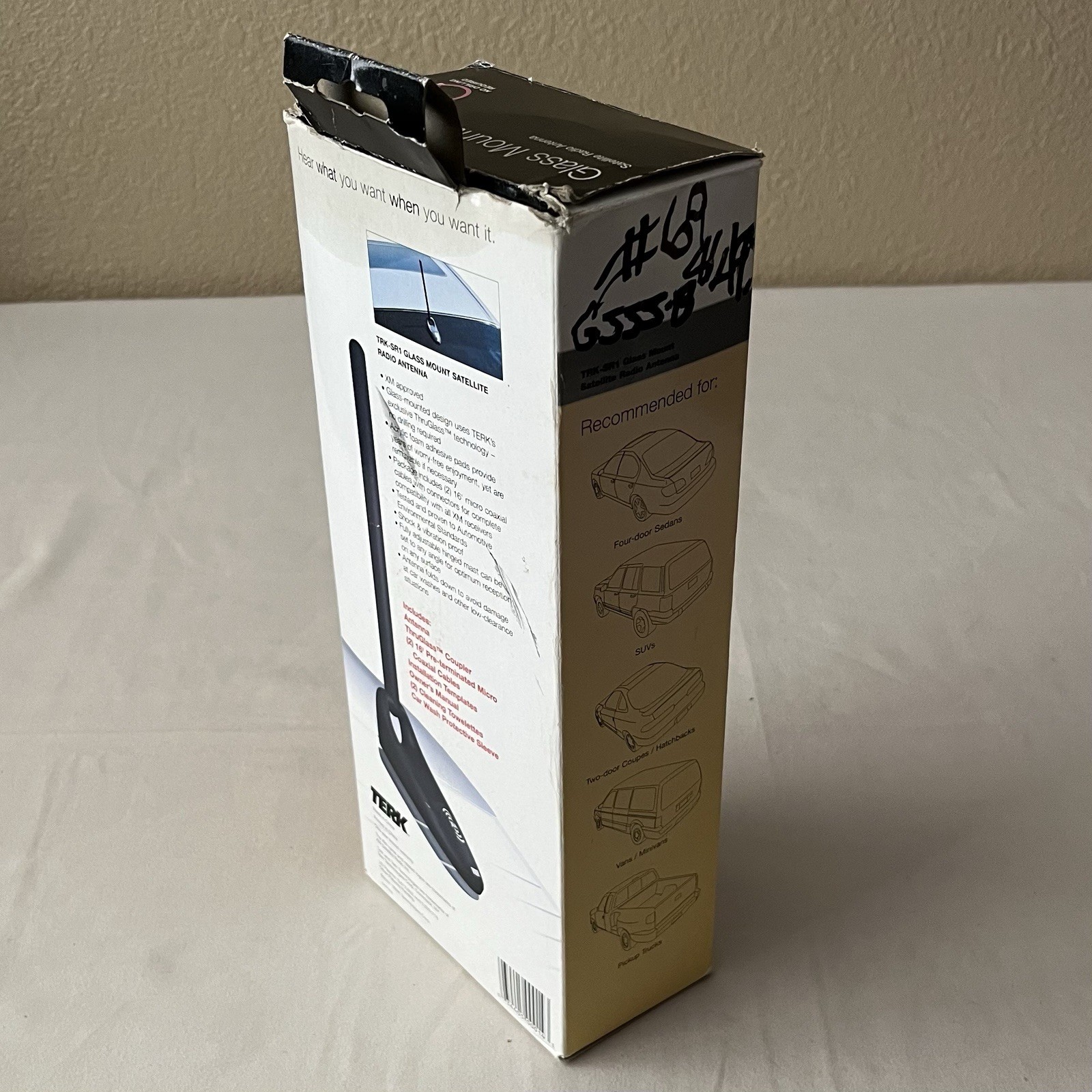 Terk XM Car Glass (ThruGlass) Mount Satellite Radio Antenna TRK-SR1 | Open Box