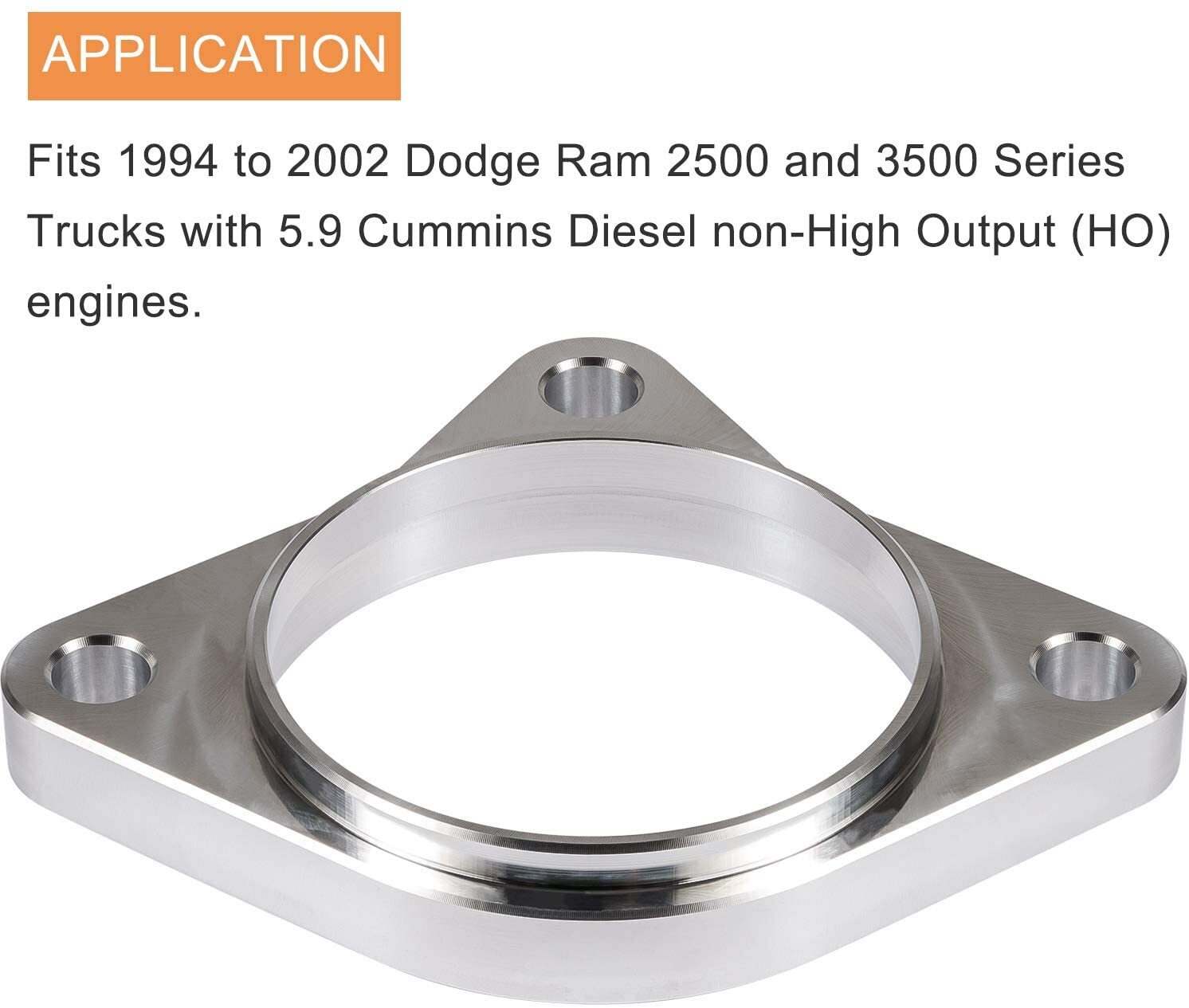 Starter Spacer w/Bolts 5 Speed NV4500 for 94-02 Dodge Ram 2500/3500 5.9L Cummins