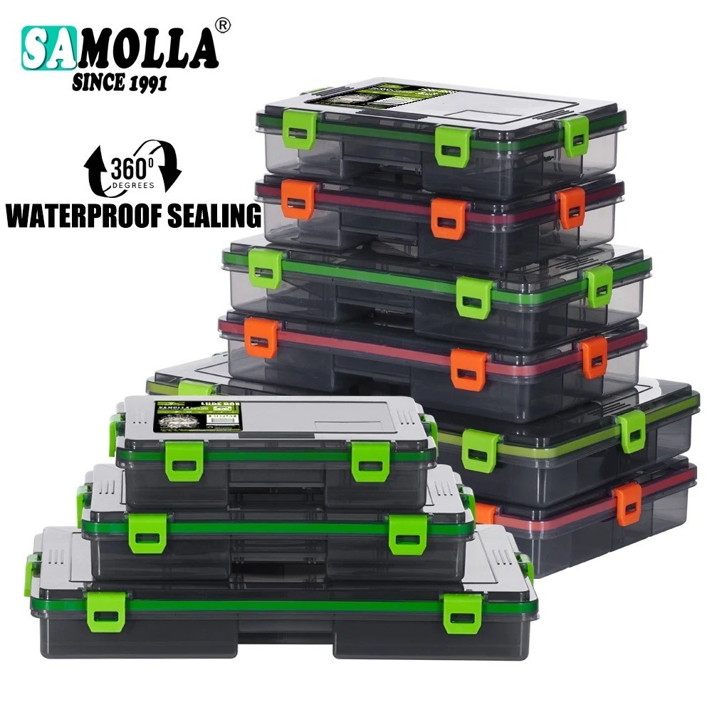 Fishing Tackle Waterproof Box Storage Lure Hook Boxes Baits Container Storage