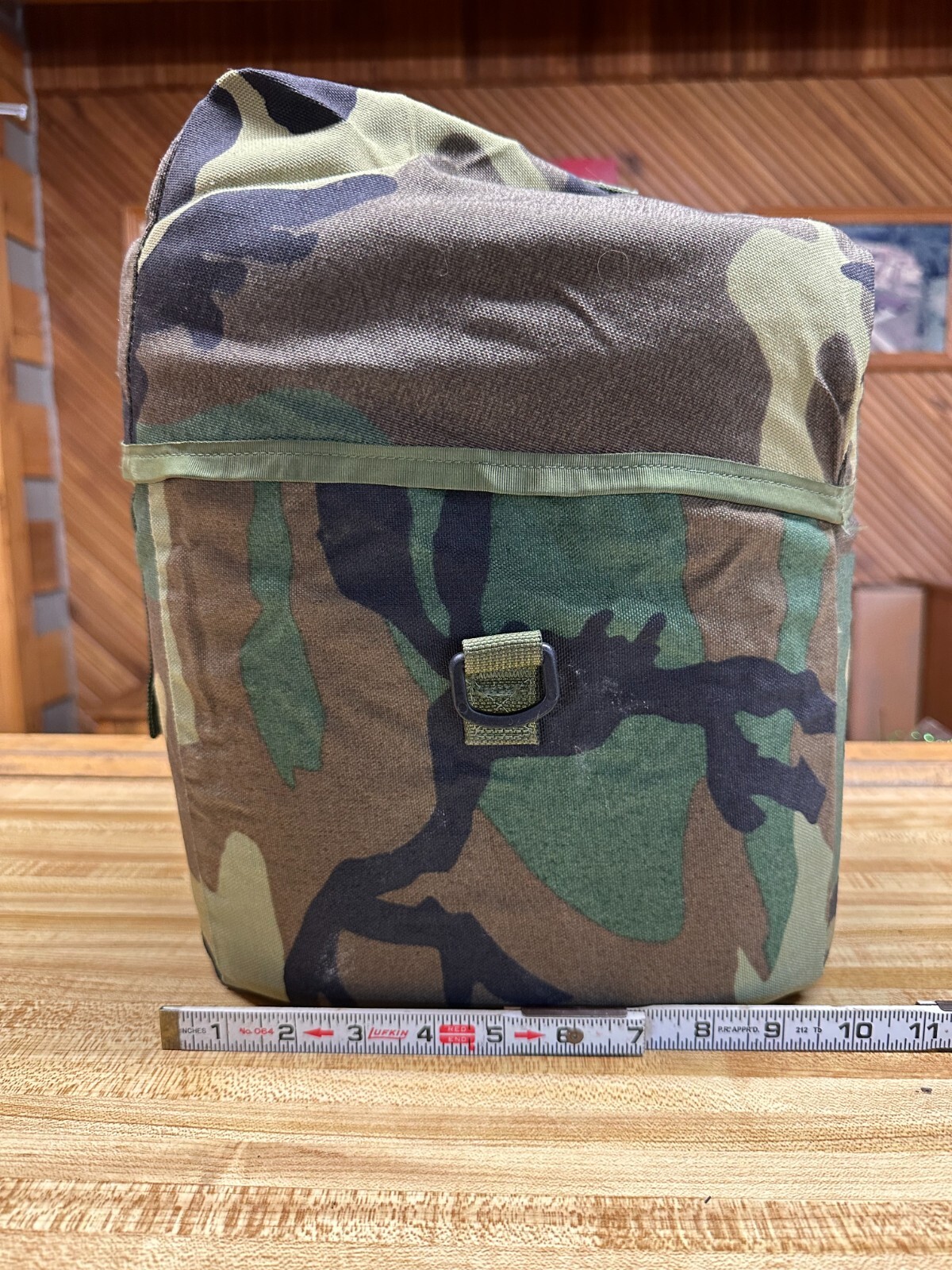 US Military MOLLE Woodland Sleep System Carrier, Used, Free Shipping