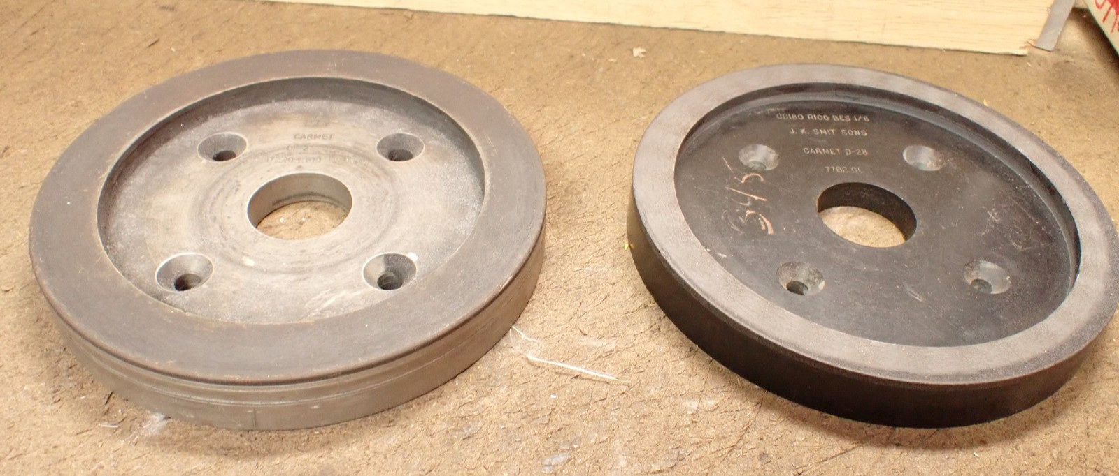 2,  OLDER 6" TOOL GRINDER DIAMOND WHEELS