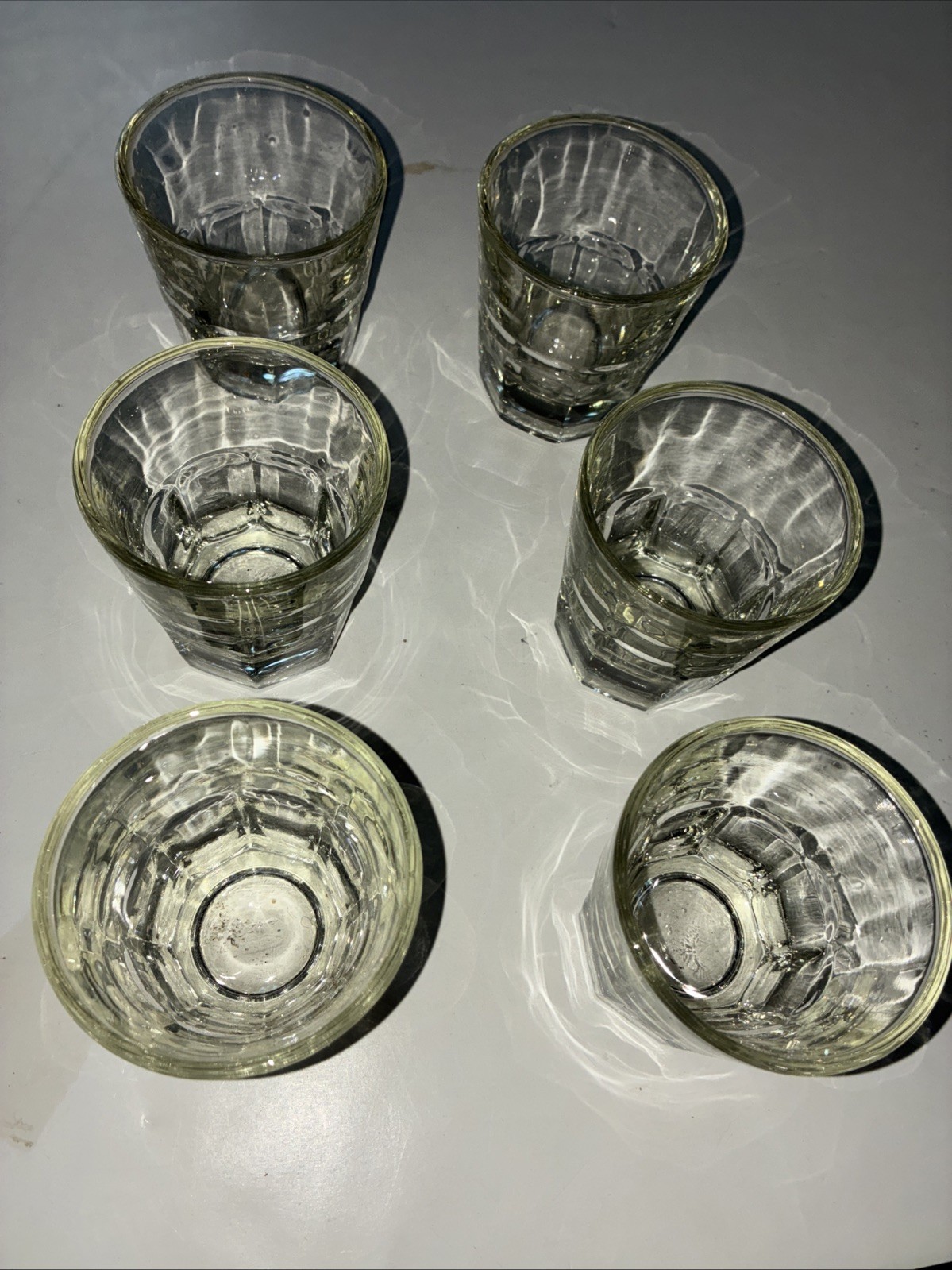 Anchor Hocking 5 oz. NEW ORLEANS ROCKS SHOT GLASSES #755-E (6 EACH) Whiskey