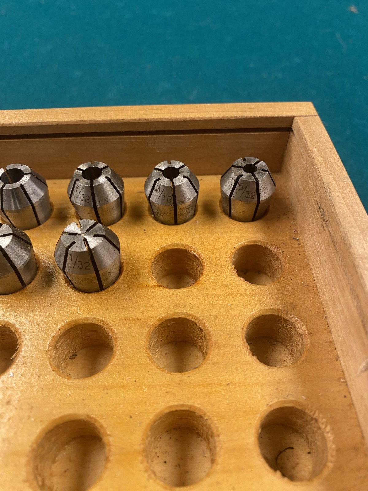 Unimat Collet chuck #1020 and 10 Collets