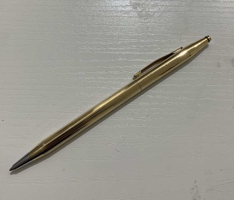 Cross 18k Gold Filled Ballpoint Pen New Old Stock