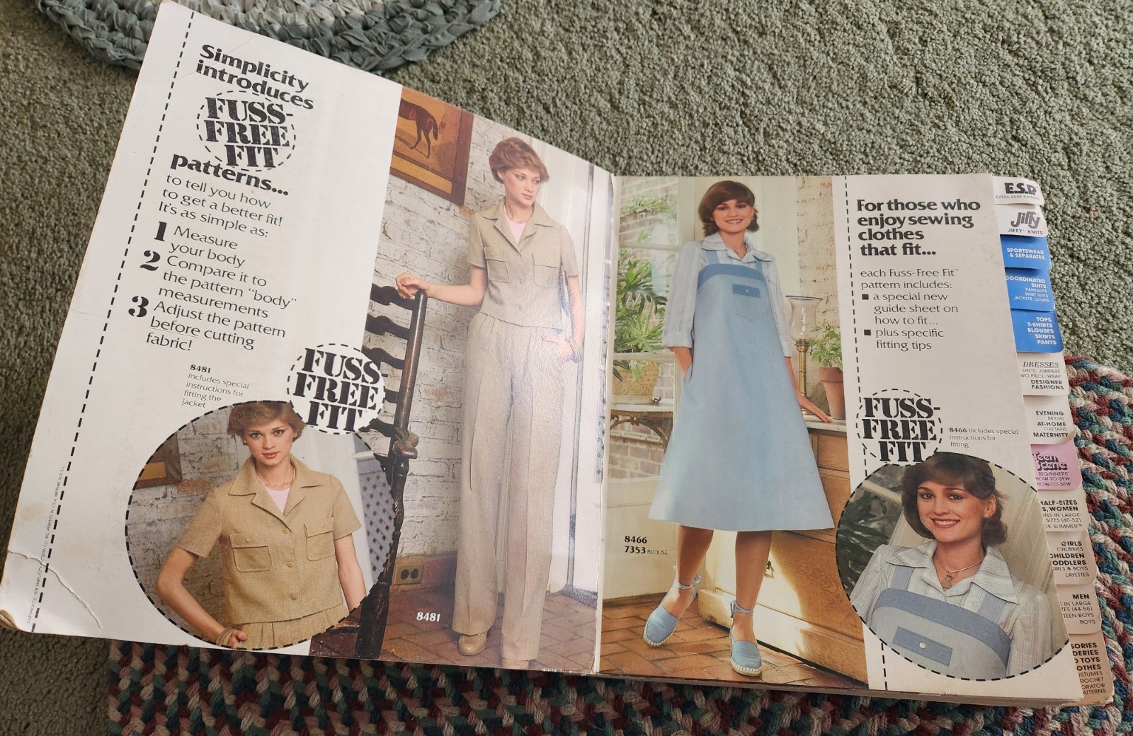 vintage May 1978 Simplicity HUGE Store Counter PATTERN CATALOG fabulous Fashion!
