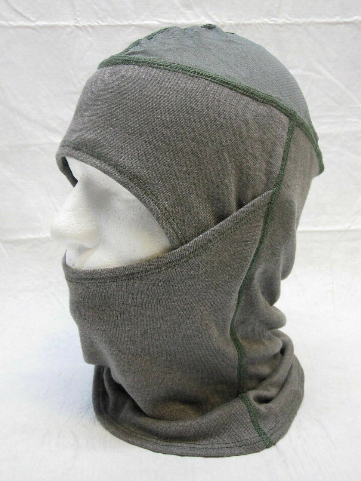 ARMY ELITE ISSUE US MILITARY GREY BALACLAVA FLASH-HOOD FIRE RESISTANT SKI MASK