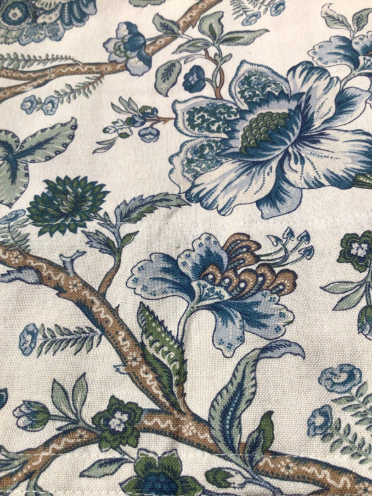 CURATED KRAVET window Panel Curtains 50 x 96 Jacobean Floral Garden 2 PC Set NEW