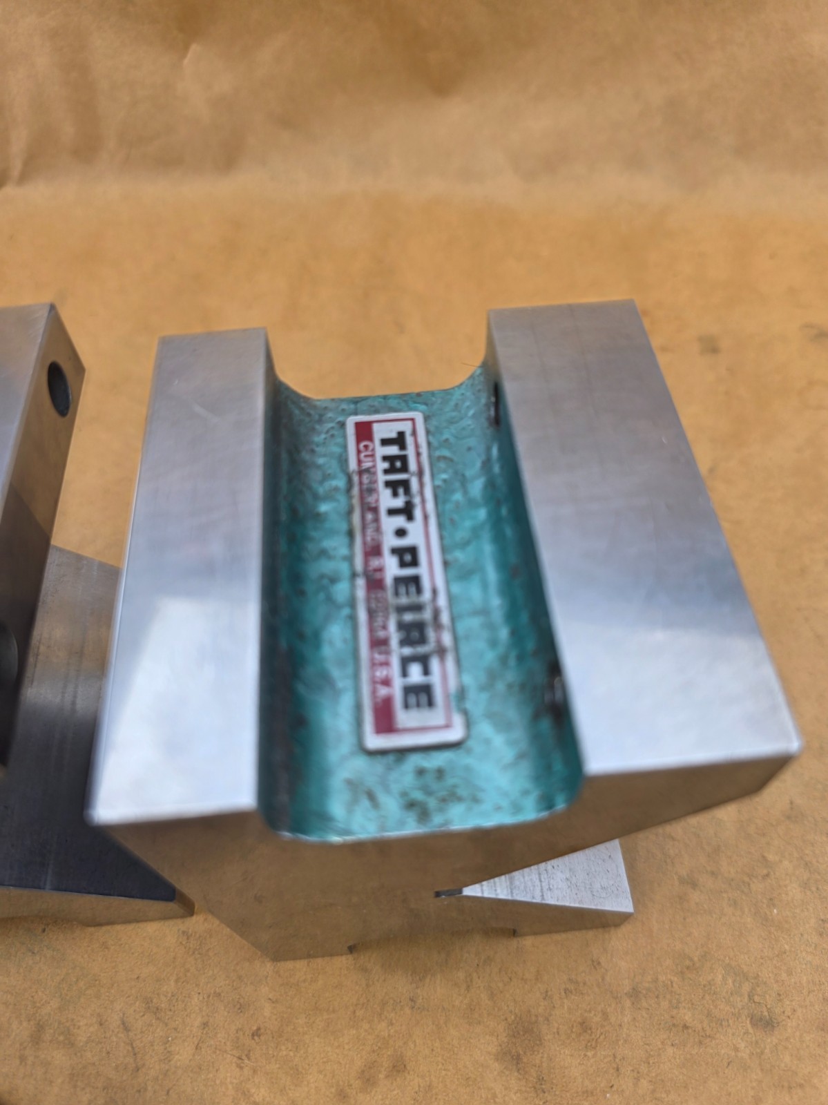 TWO USED TAFT PEIRCE V-BLOCKS MACHINIST TOOLING 4 X 3X 3