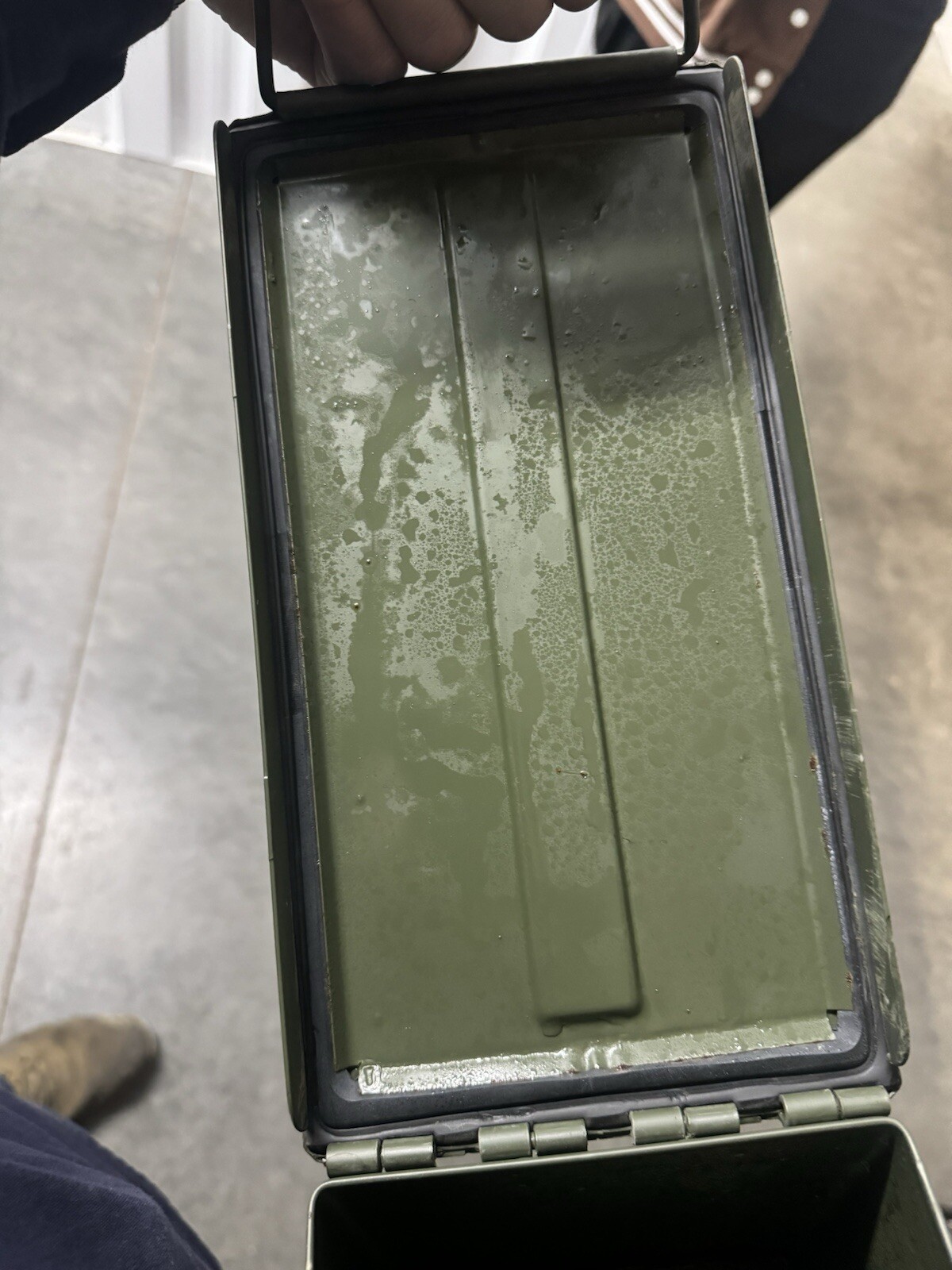 Lot Of (2) M2A1 / M2A2 USGI Metal Ammo Can Box