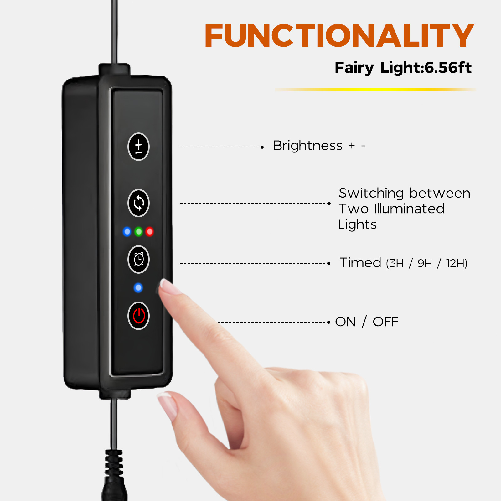 Bamworld Plant Stand with Grow Lights for Indoor Plants Wood Plant Shelf 4 Tier