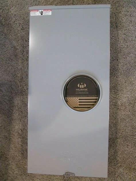 MILBANK meter can 320 amp - Single Phase - 4T BYPS    (U5161-X-K3L-K2L-BLG-AEPU)