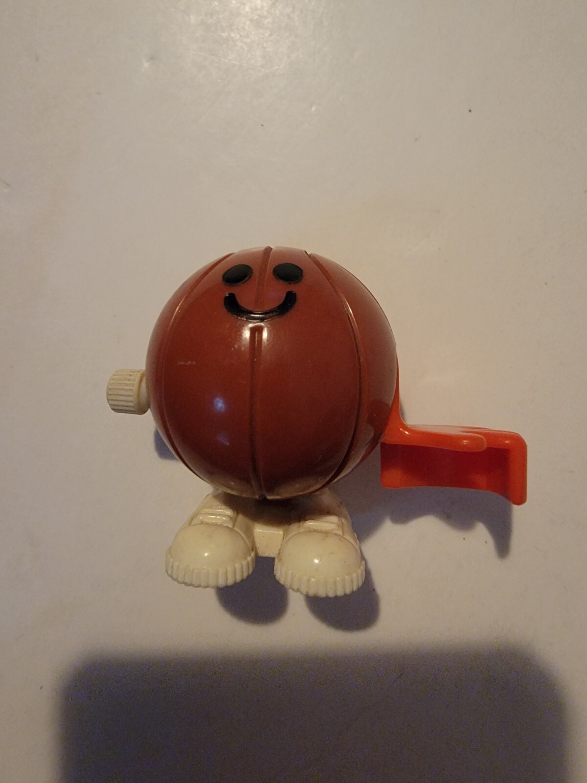 Tomy HOP-A-LONG HOOPSTER Wind-Up Basketball Vintage 1981 Vtg 1980s Toy Ball