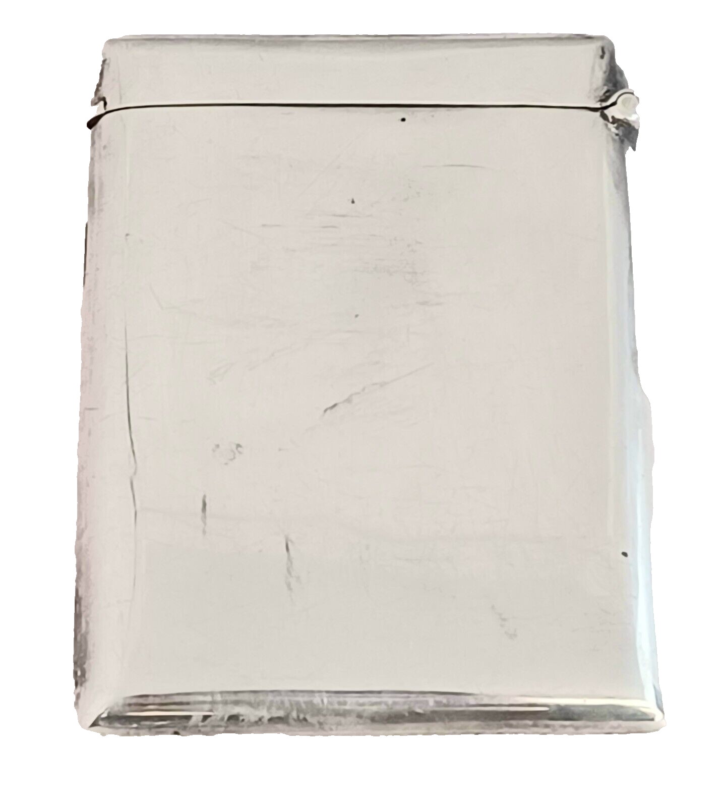 Vintage Figural Angel English Sterling Sheffield Walker & Hall 1904 Carol Case