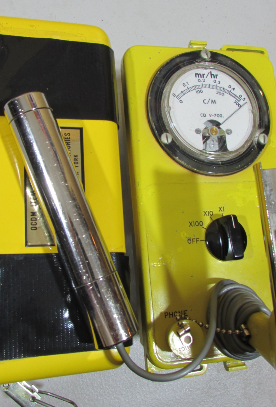 RETROFIT! TESTED! Victoreen Geiger Counter CDV-700 #6 Radiological Survey Meter