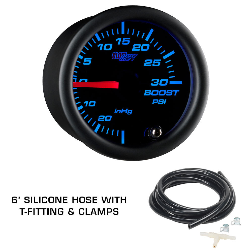 GlowShift Boost Oil Pressure & Oil Temp Gauges + Dash Pod for 02-07 Subaru WRX