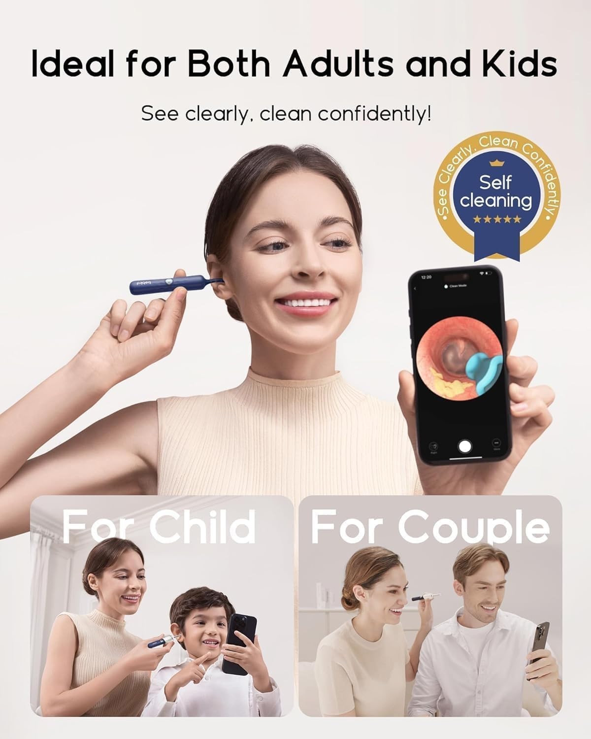 Bebird Earsight Plus D39R Ear Wax Removal Tool Camera, FSA HSA Eligible Items