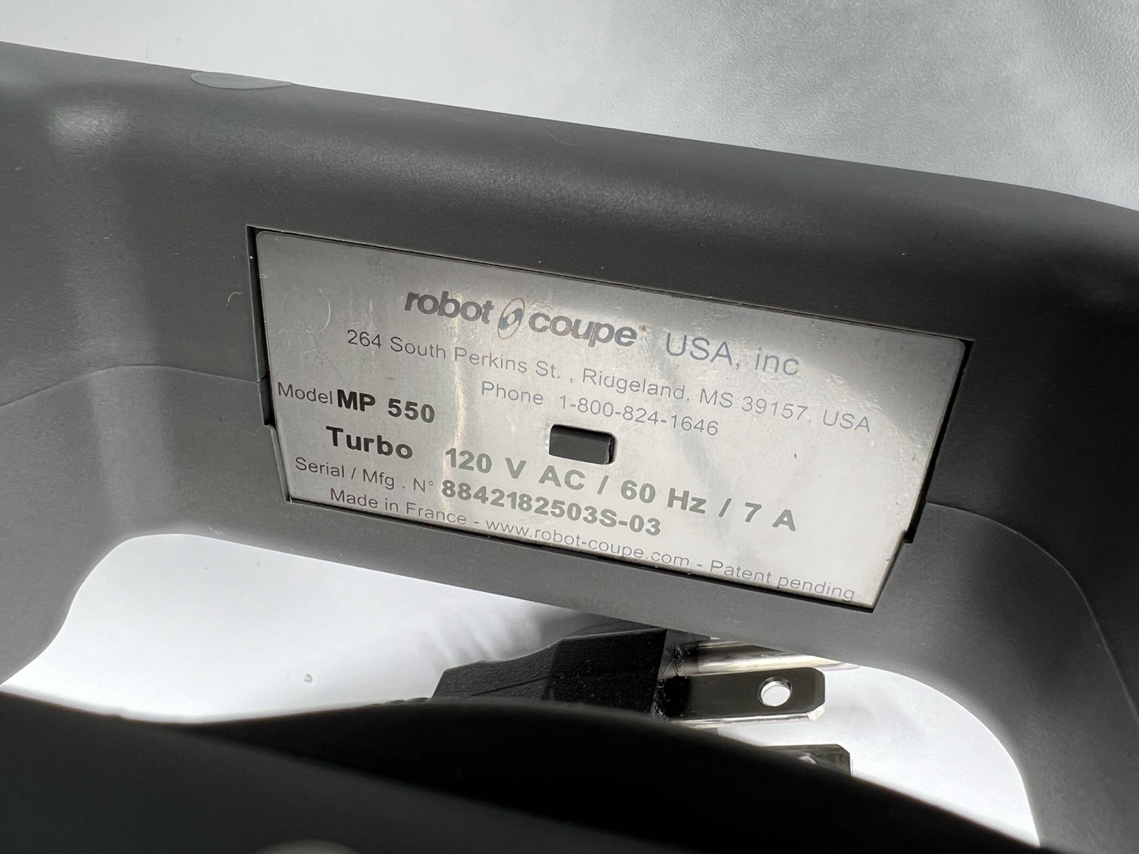 Robot Coupe MP 550 TURBO Series B Commercial Power Mixer *NIB BUT WON'T SPIN*