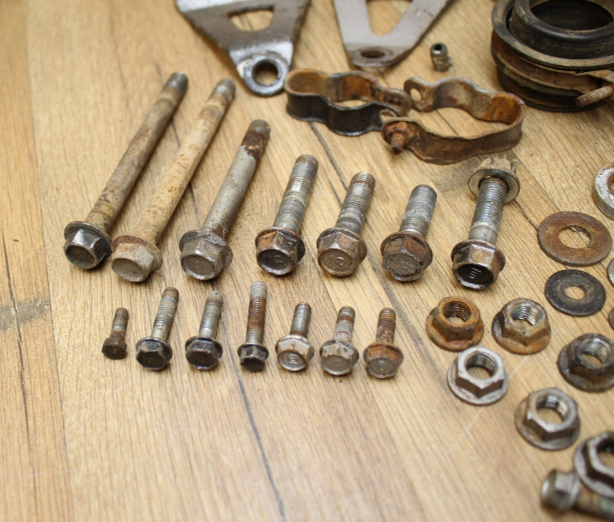 1998 98 Honda TRX300EX TRX 300 Misc Body Hardware Bolts Motor Mount Brackets