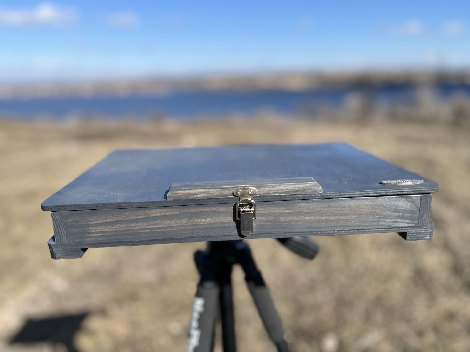 Deep Pochade Box 14*10 “ Plein Air Travel Easel -Portable Artist paint storage