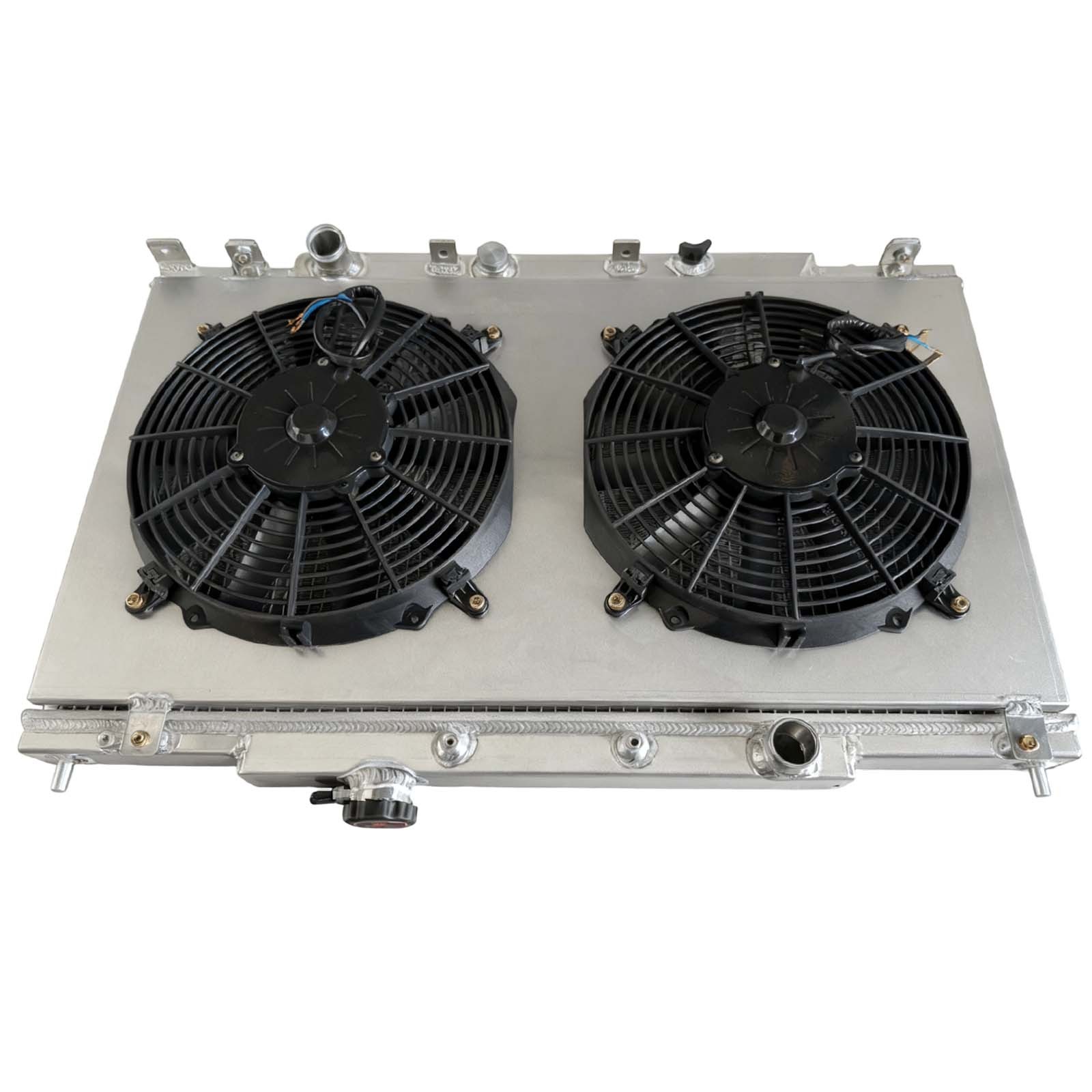 MT For Honda Element CR-V EX EX-L LX 2002-2006 Aluminum Radiator+Fan Shroud