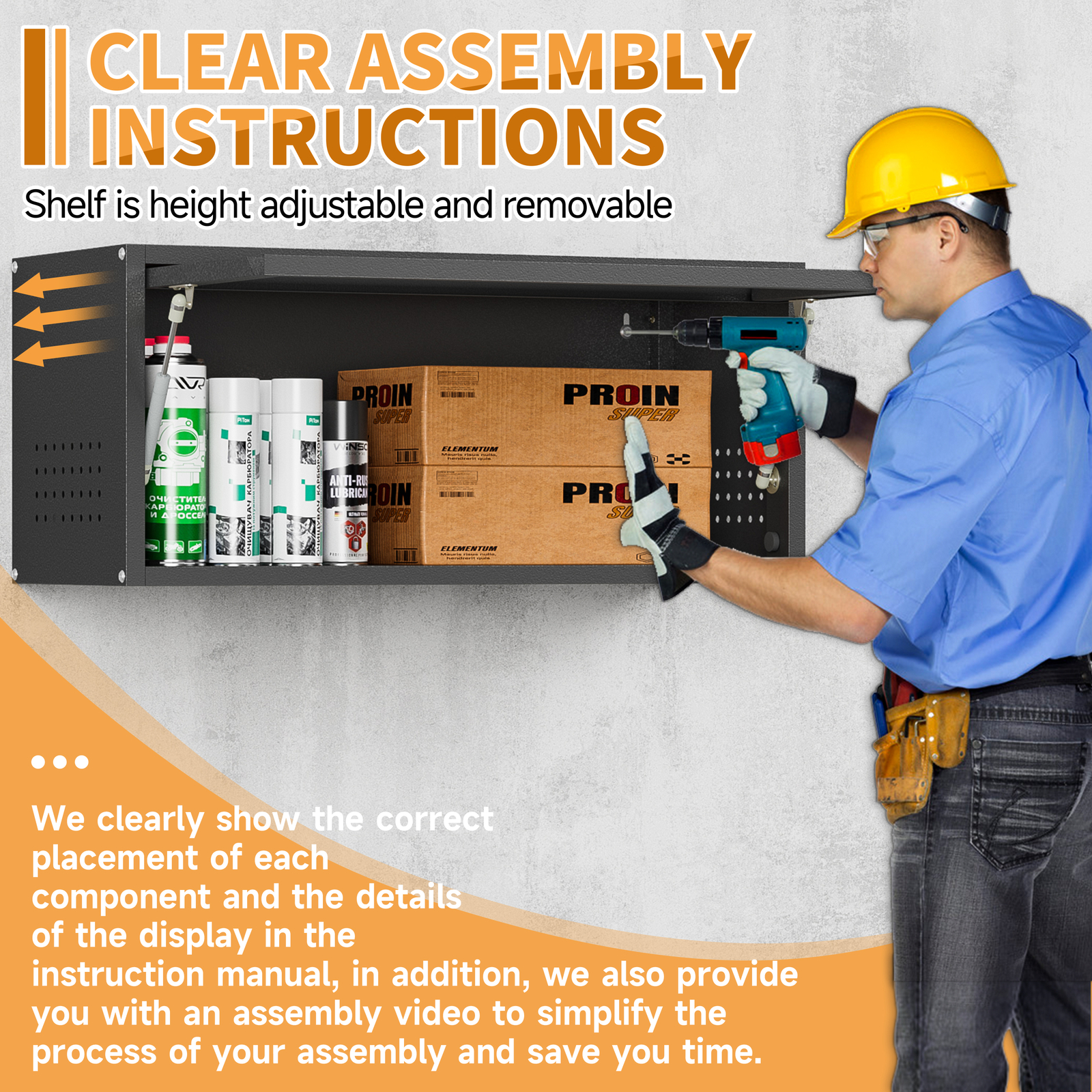 Metal Wall Storage Cabinet Home Wall Cupboards Garage Tool Cabinet Kitchen Boxes