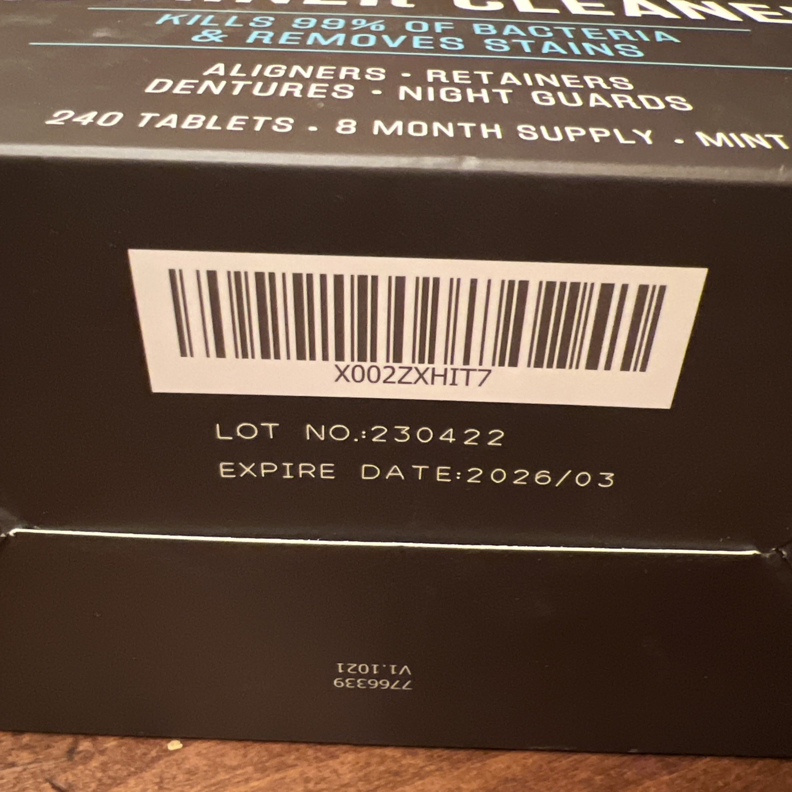 M3 Naturals RETAINER CLEANER - Extra Strength - 240 Tablets - Exp. 03/2026