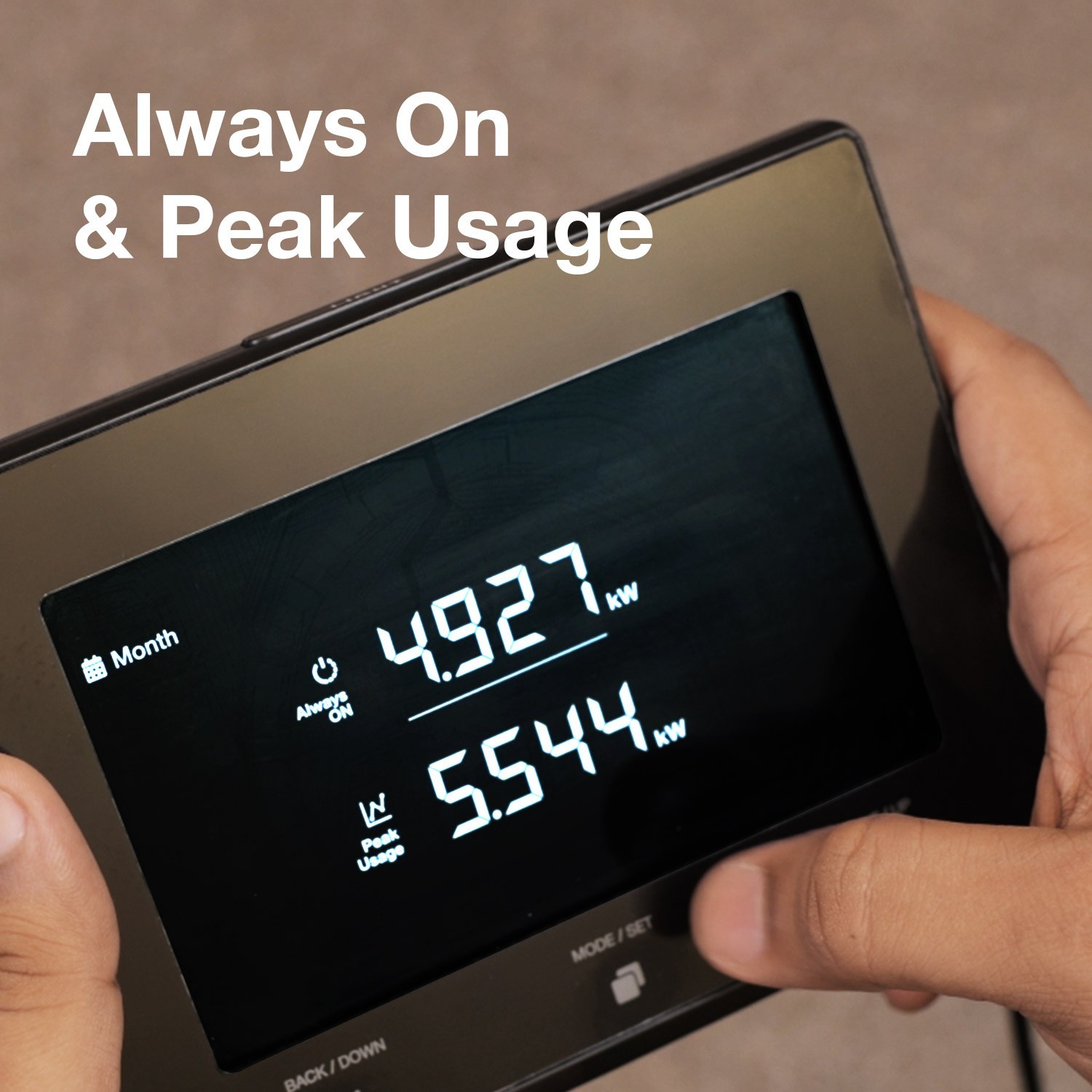 Efergy E-Max Kit EMAX-CT-US 7.9" Color Energy Monitor No Wi-Fi required.