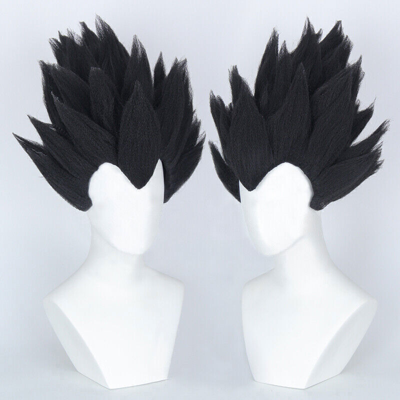 Dragon Ball Vegeta Goku Super Saiyan Black Wig Short Hair Cosplay Halloween Prop