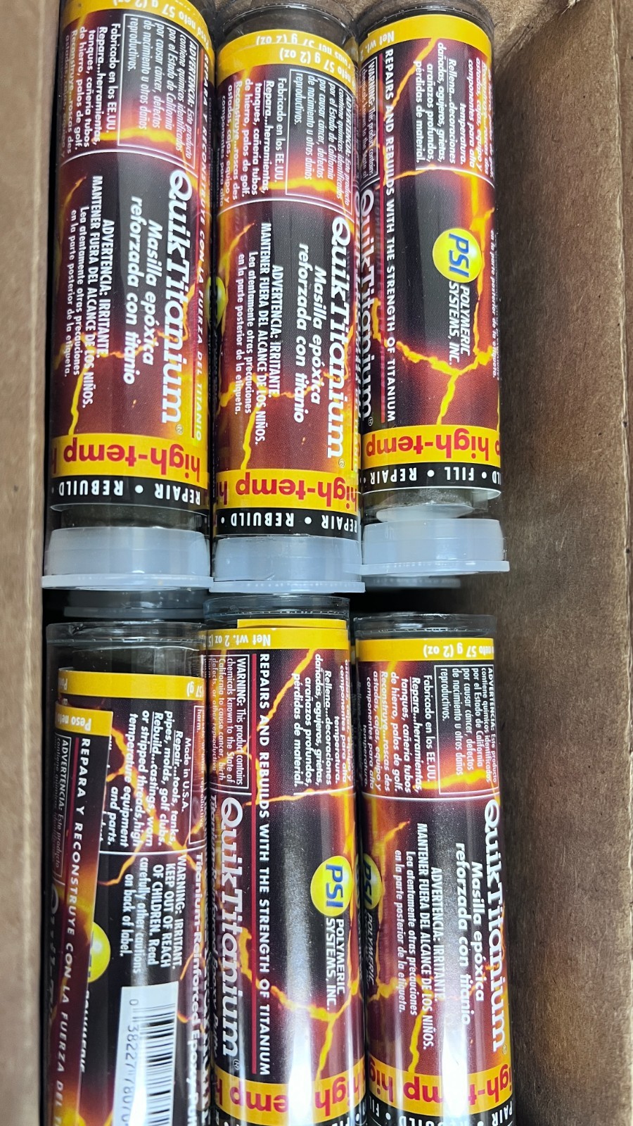 High Temp Epoxy Putty Repair Stick Quick Titanium by PPG Polymeric Systems