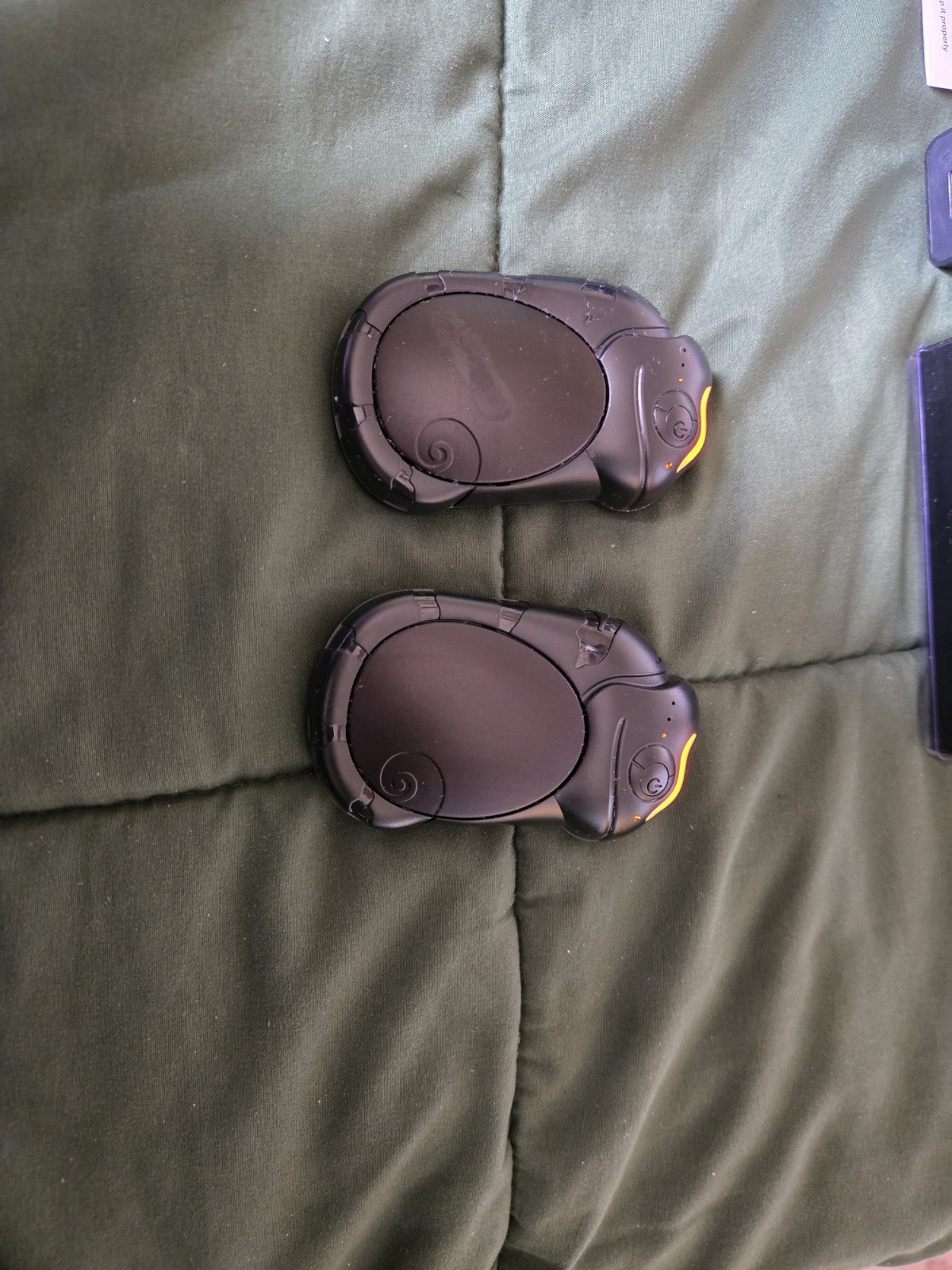 Rechargeable Electric Hand Warmer Pair w/ Charging Case USB Heated Pocket Warmer