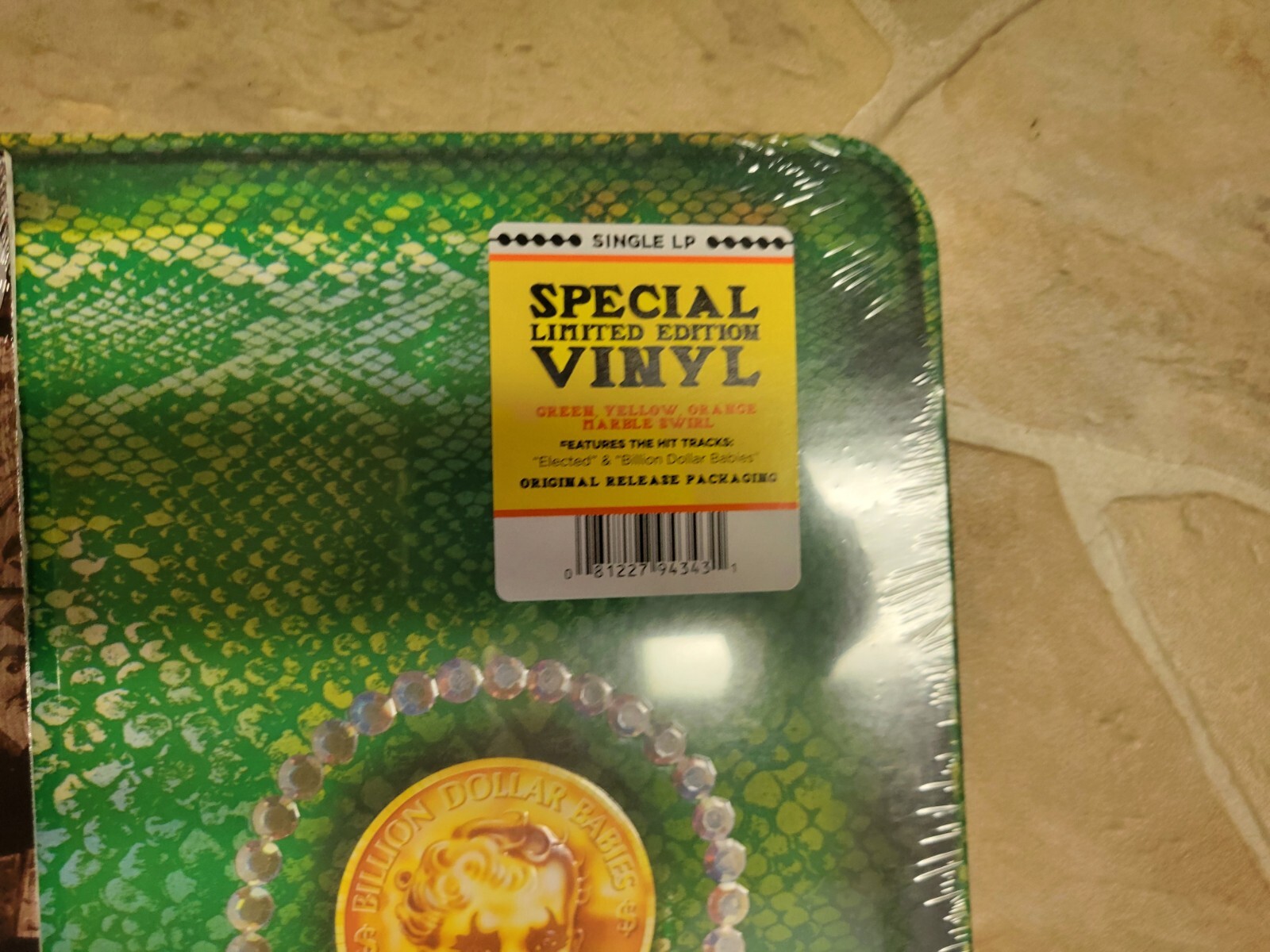 Alice Cooper Billion Dollar Babies  Colored Vinyl SEALED