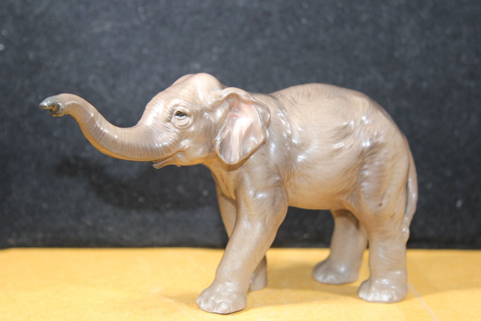 Vintage Ceramic Porcelain Elephant Figurine Japan Highly Detailed Possibly Josef
