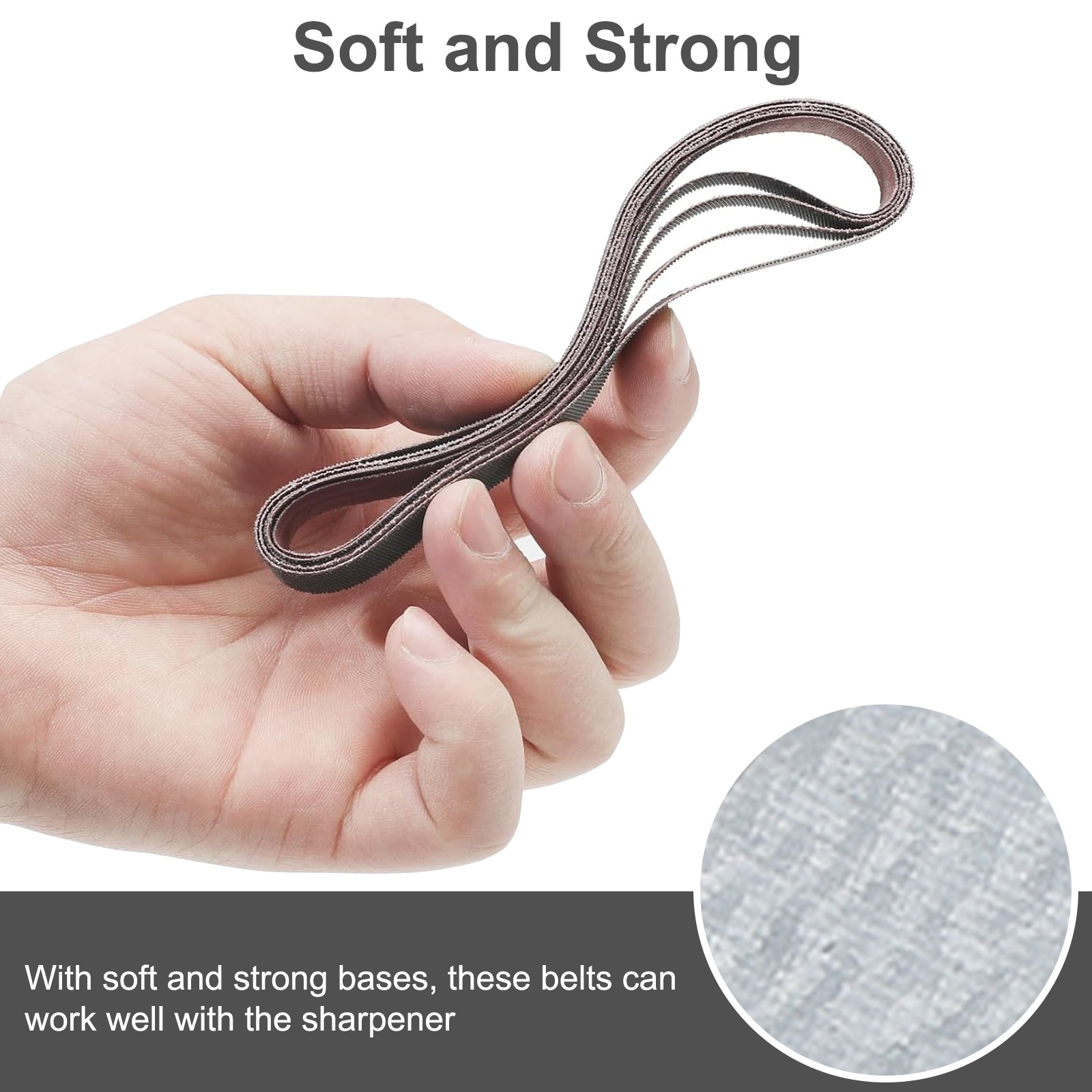 45x 80-5000Grit 1/2" X 12" Sharpener Sanding Belt For Work Sharp Knife Sharpener