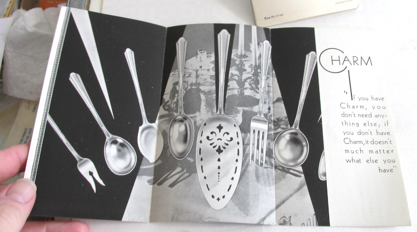 1920 HOLMES & EDWARDS SILVER CO Booklet Stepping Stones to Perfect Table Service