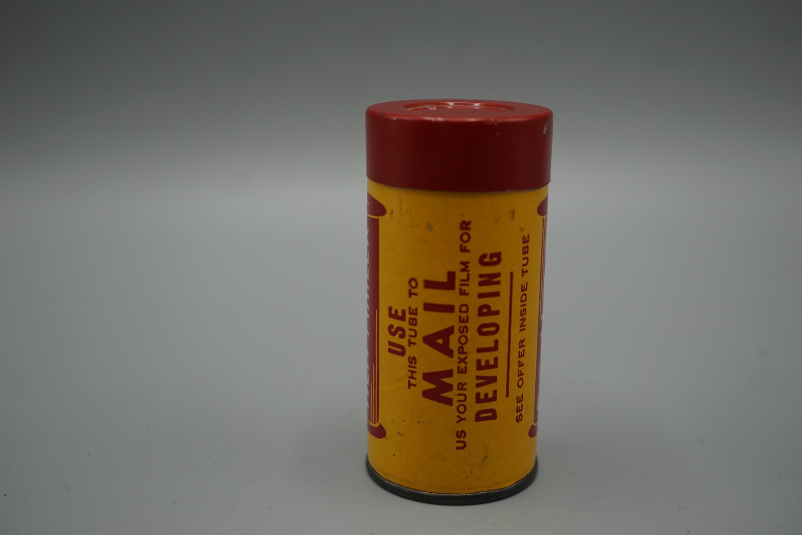 Vintage SUPA-FILM Film-Mailer Tube Tin New York Chicago Darkroom Developing