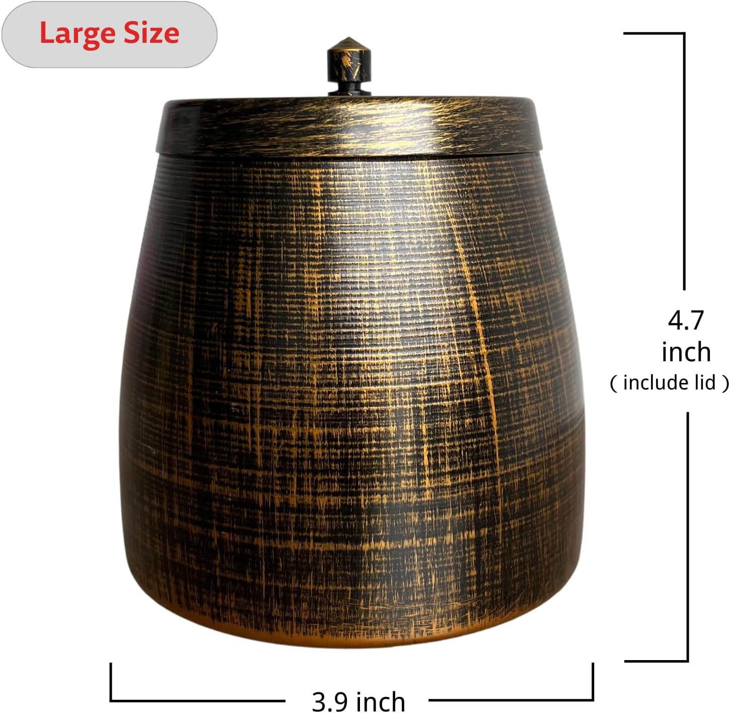 Ash Tray, Large Outdoor Ashtray with Lid, Ashtray for outside Patio, Stainless S