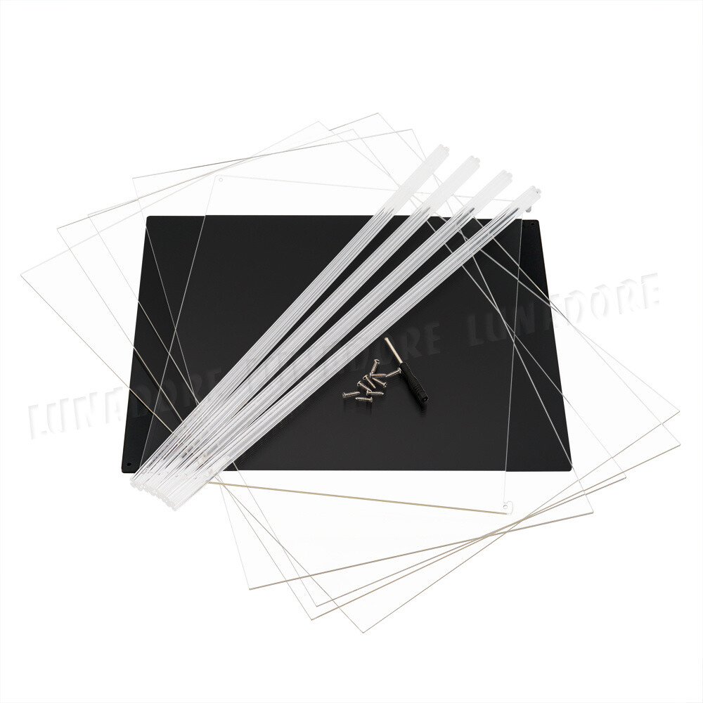 20 inch H Acrylic Display Case Collectibles Box Dustproof Large Figure Install