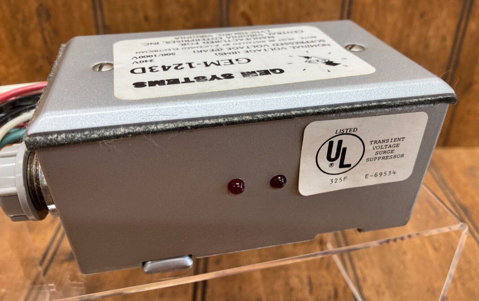 NEW Gem Systems GEM-1243D Transient Surge Suppressor Nom 240V Suppressed 1000V