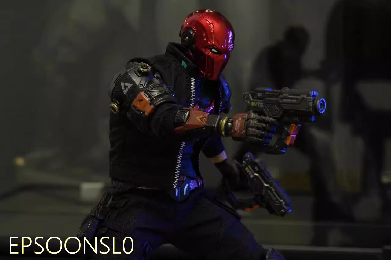 US! COSER TOYS Red Hood Jason Todd 1/12 Head Carving Action Figure Toy Head kits