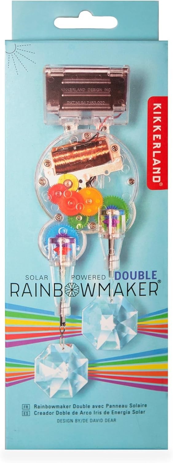 Solar Powered RainbowMaker - Double Crystals - New