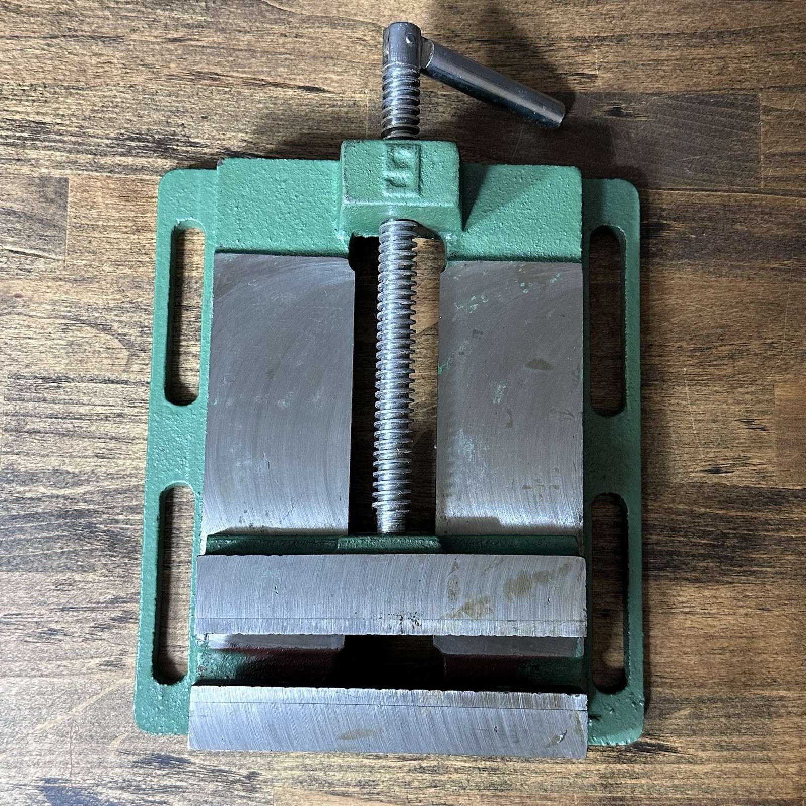 Rare Vintage Green 6” Drill Press Bench Vice Pittsbirgh New Old Stock