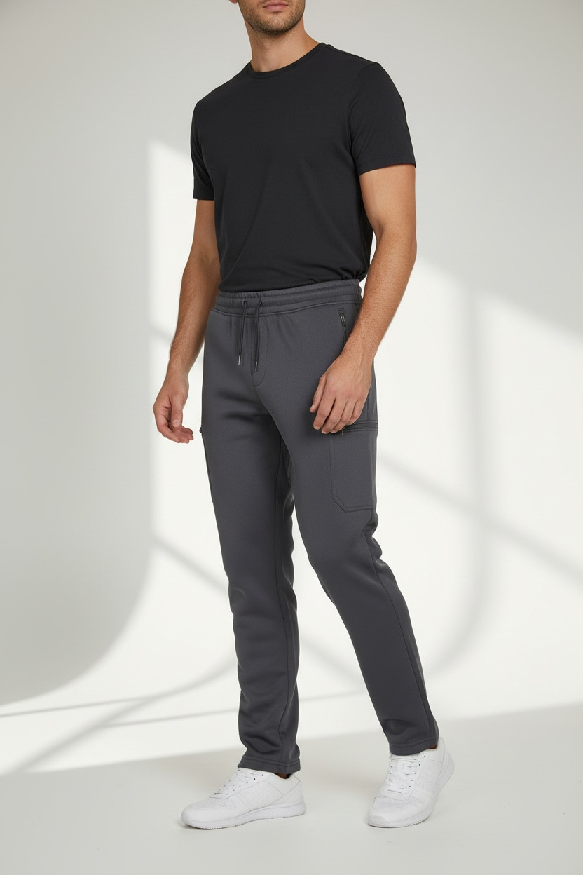 Weatherproof Mens Tech Fleece Jogger Sweatpants Zip Pocket Athletic Lounge