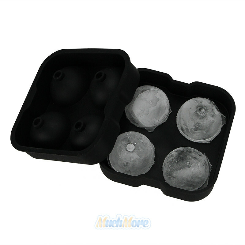 ICE Balls Maker Round Sphere Tray Mold Cube Whiskey Ball Silicone+Water Funnel
