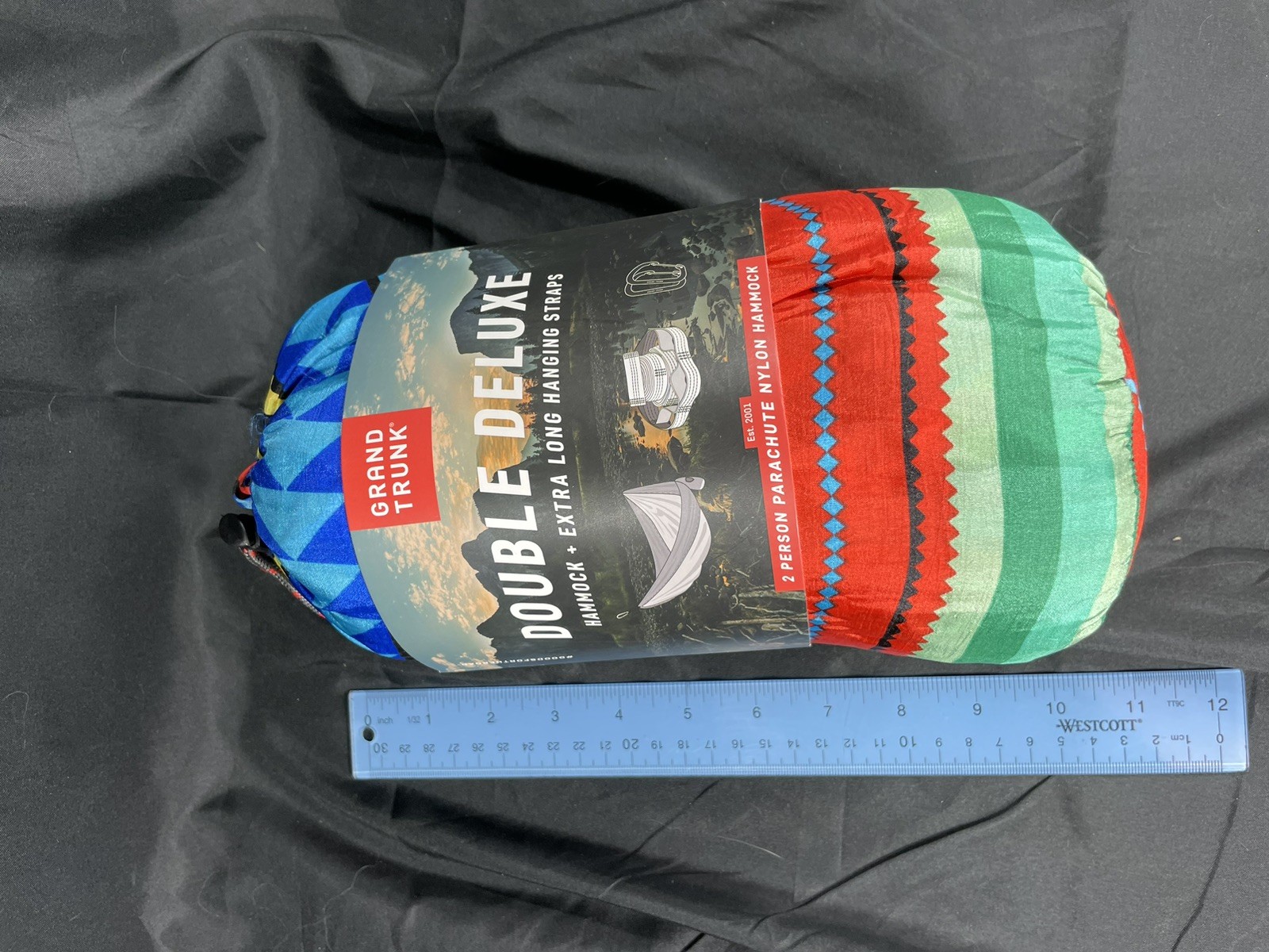 Grand Trunk Double Deluxe 2 Person Hammock Extra Long Hanging Straps Brand New