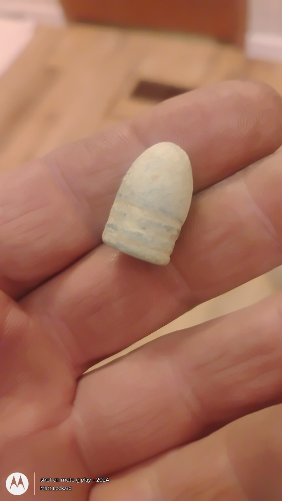 Civil War Gatling Gun Bullet M&M #142